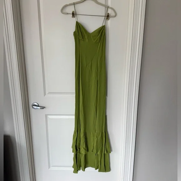 Reformation Fallon Maxi Dress in Green - Picture 2 of 6